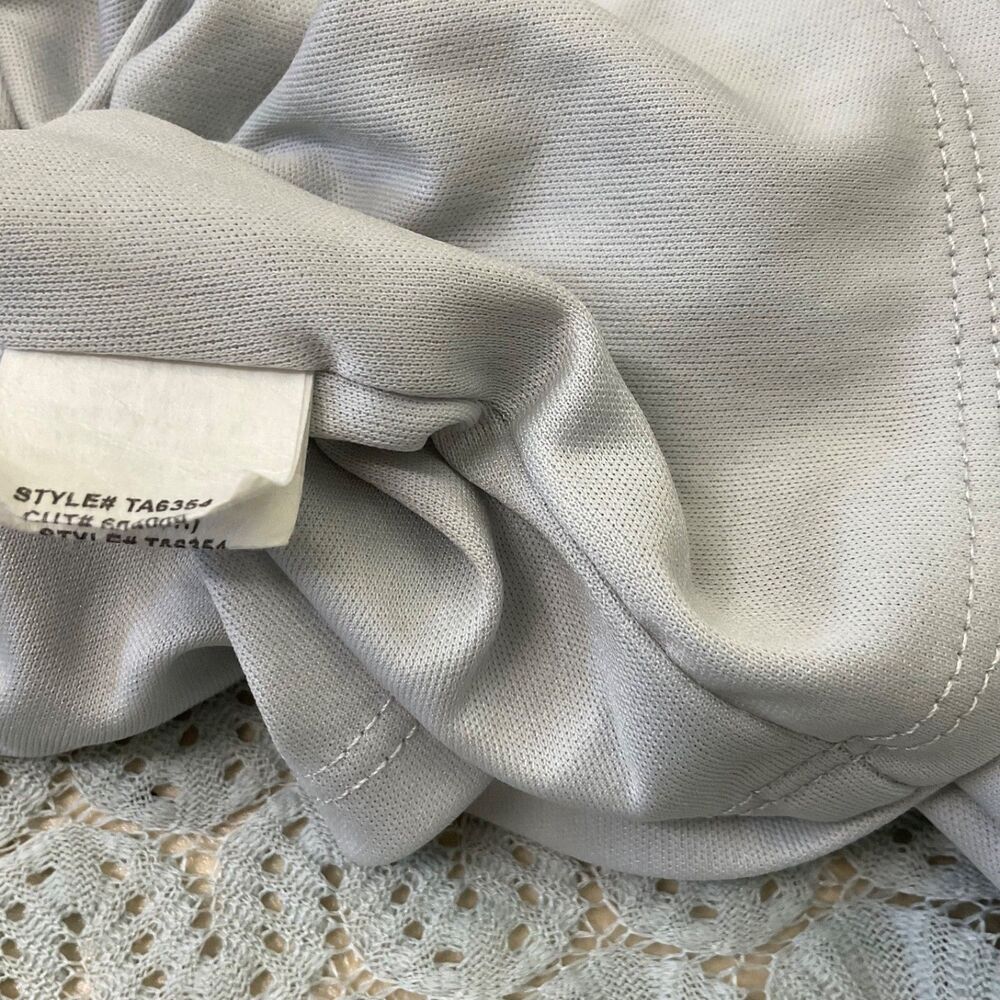 Anthropologie EVA FRANCO textured Dress size L black velour Bow Pale Green USA - Picture 11 of 11